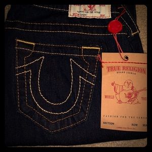 Size 28 , True Religion jeans , never worn before!